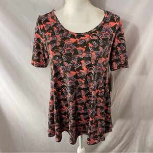 Lularoe Perfect T Print top nwt